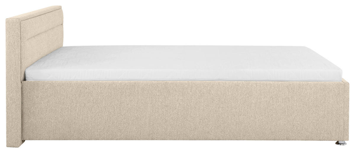 TAPECIRANI KREVET   120/200 cm   bež  - bež, Moderno, drvo/metal (120/200cm) - MID.YOU