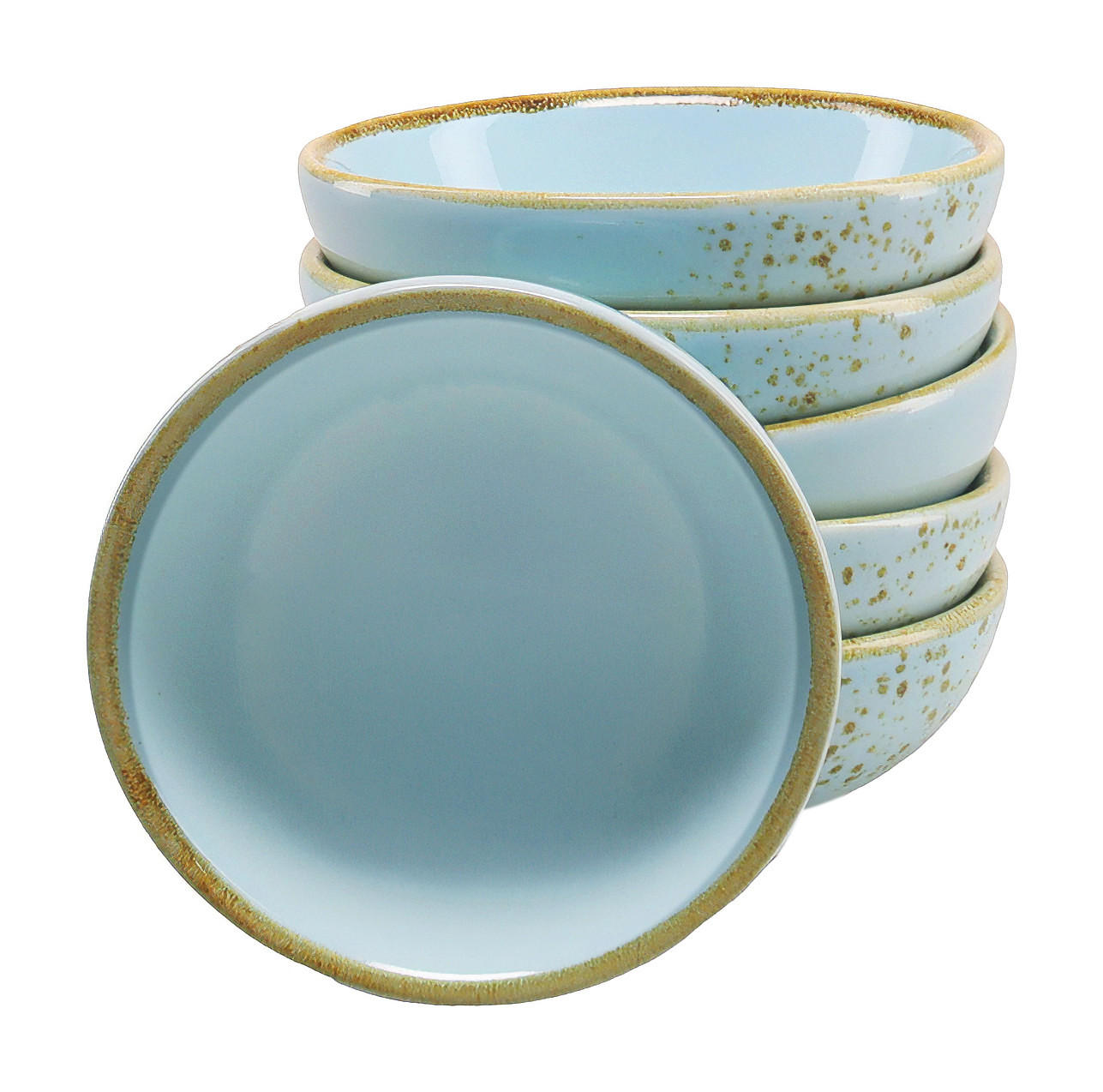 DIPSCHALENSET 8 cm  - Pastellblau, Trend, Keramik (8cm) - Creatable