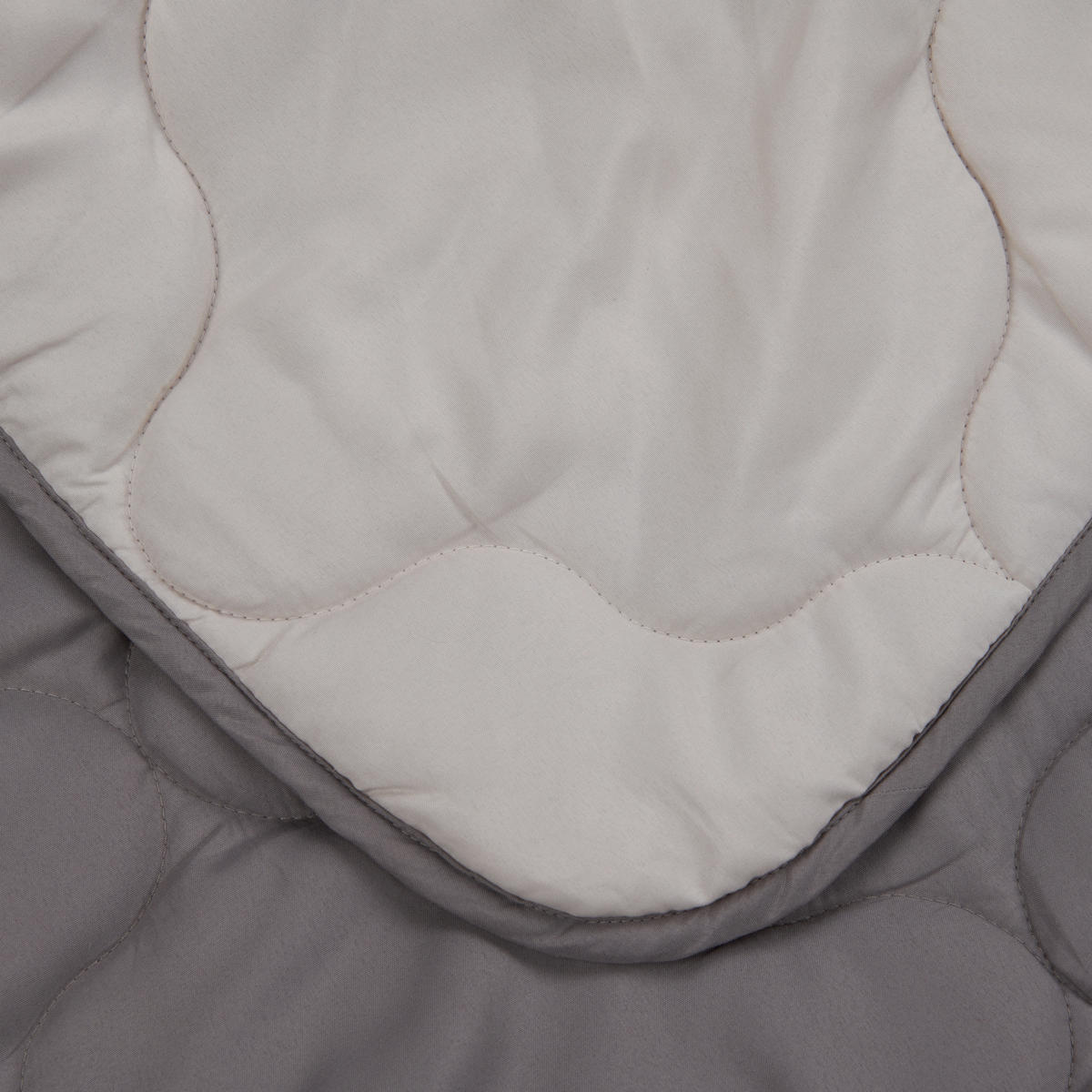 LETNÁ PRIKRÝVKA, 140/200 cm, polyester - sivá/biela, Konventionell, textil (140/200cm) - Sleeptex