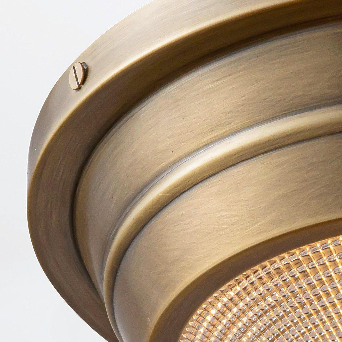 DECKENLEUCHTE 25,9/12,5 cm    - Messingfarben, KONVENTIONELL, Glas/Metall (25,9/12,5cm) - Elstead Lighting