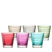 GLÄSERSET Vario  6-teilig  - Multicolor, Basics, Glas (26/9,8/17,4cm) - Leonardo