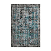 VINTAGE-TEPPICH 200/290 cm Ariya Blau  - Blau, Trend, Textil (200/290cm) - Kayoom