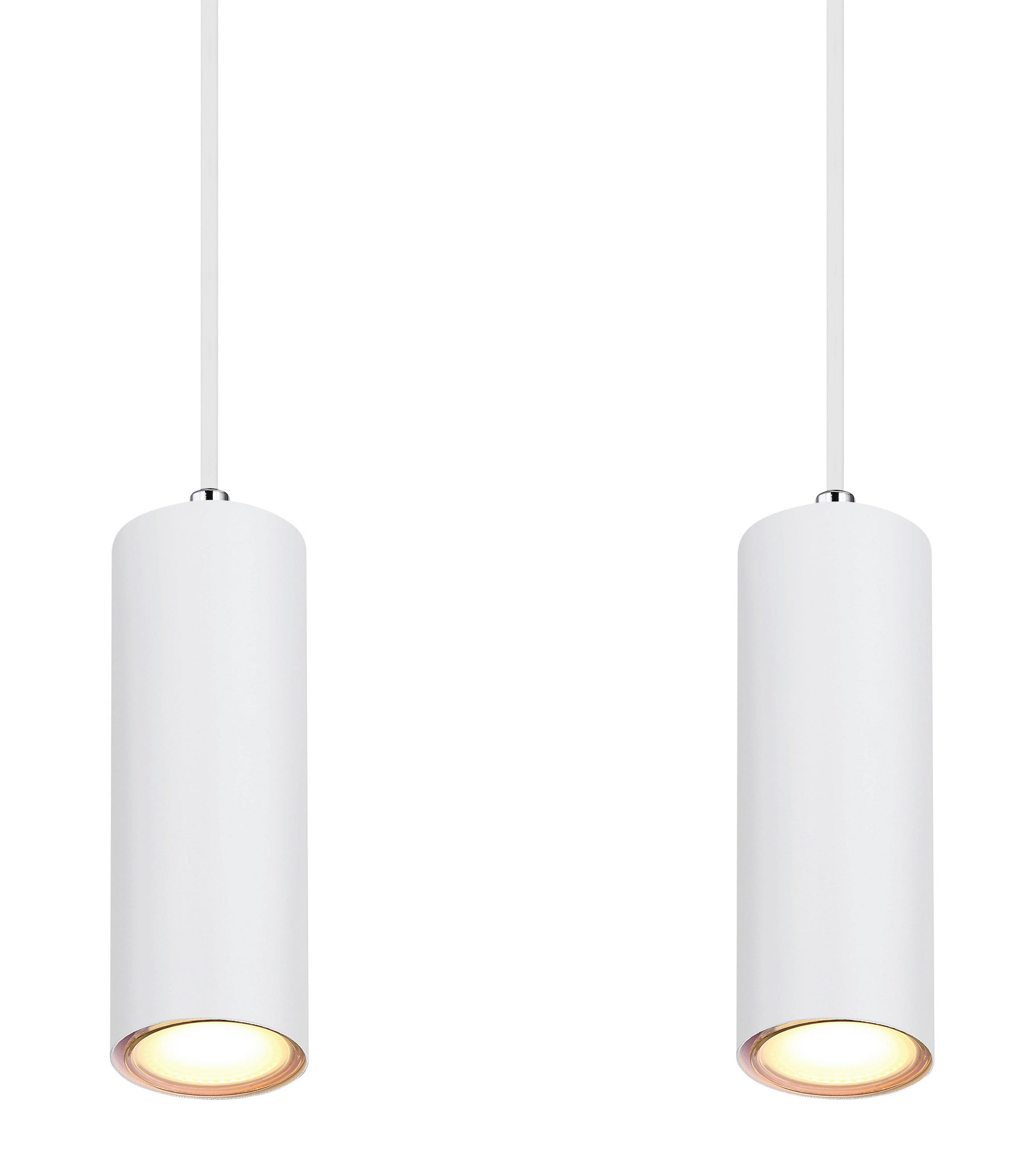 LAMPĂ SUSPENDATĂ 65/6/120 cm  - alb, Design, metal (65/6/120cm) - Globo