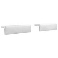 KOPFTEILPOLSTER 55/14/19 cm   - Weiß, Design, Textil (55/14/19cm) - Hasena