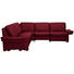 WOHNLANDSCHAFT in Leder Rot - Rot, KONVENTIONELL, Leder/Metall (272/272cm) - Valdera WOHNLANDSCHAFT in Leder Rot - Rot, KONVENTIONELL, Leder/Metall (272/272cm) - Valdera