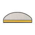 STUFENMATTE in Anthrazit  - Anthrazit, Basics, Leder/Textil (65/23.5cm) - Esposa