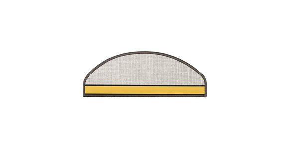 STUFENMATTE in Anthrazit - Anthrazit, Basics, Leder/Textil (65/23.5cm) - Esposa