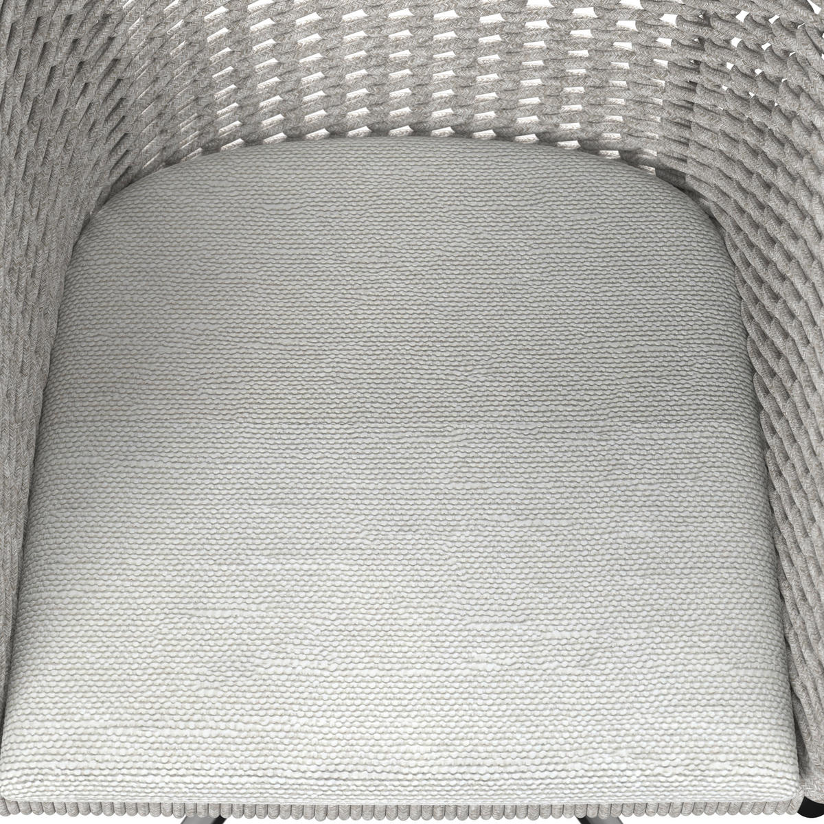 KERTI SZÉK fém, textil bézs  - bézs/antracit, Basics, textil/fém (56/78,5/62,5cm) - Amatio