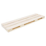 WANDBOARD Kiefer massiv Weiß  - Weiß, Basics, Holz (80/3,8/23,5cm) - Carryhome