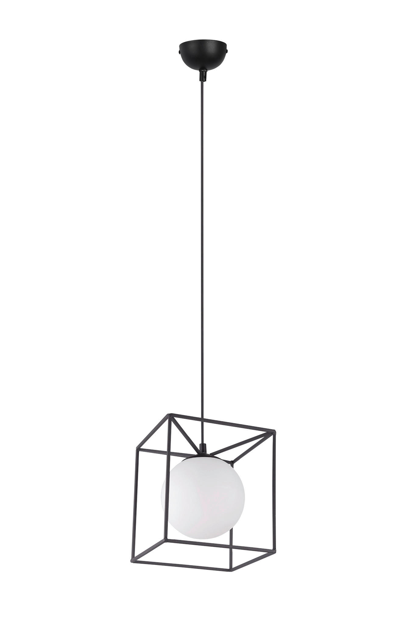 SVJETILJKA VISEĆA     20/150/20 cm   Gabbia  - bijela, Lifestyle, staklo/metal (20/150/20cm)
