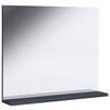 VÄGGSPEGEL 50/60/2 cm    - vit/antracit, Modern, trämaterial (50/60/2cm) - MID.YOU