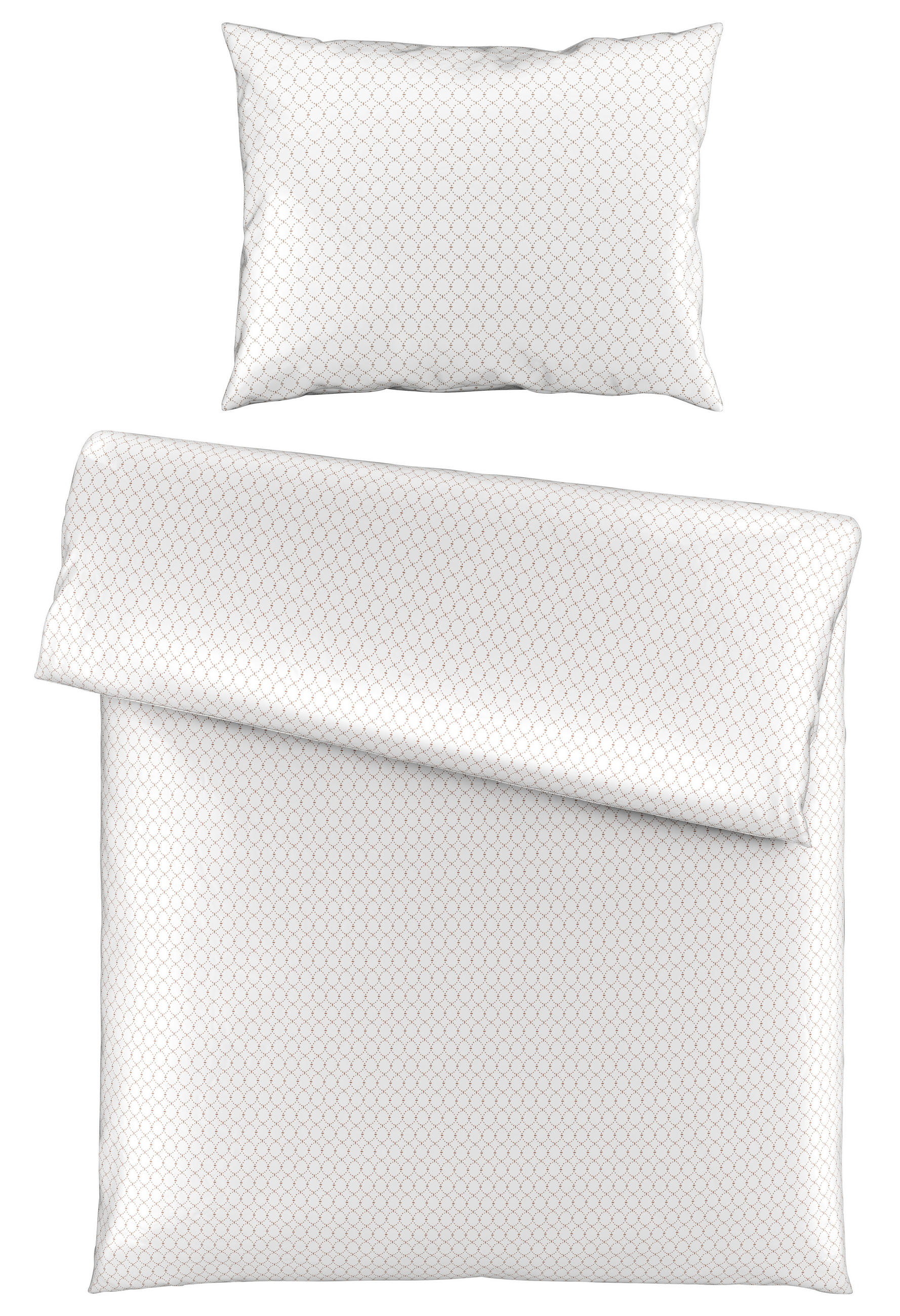 POVLEČENÍ, satén, šedá, 140/200 cm - šedá, Trend, textil (140/200cm) - Bio:Vio