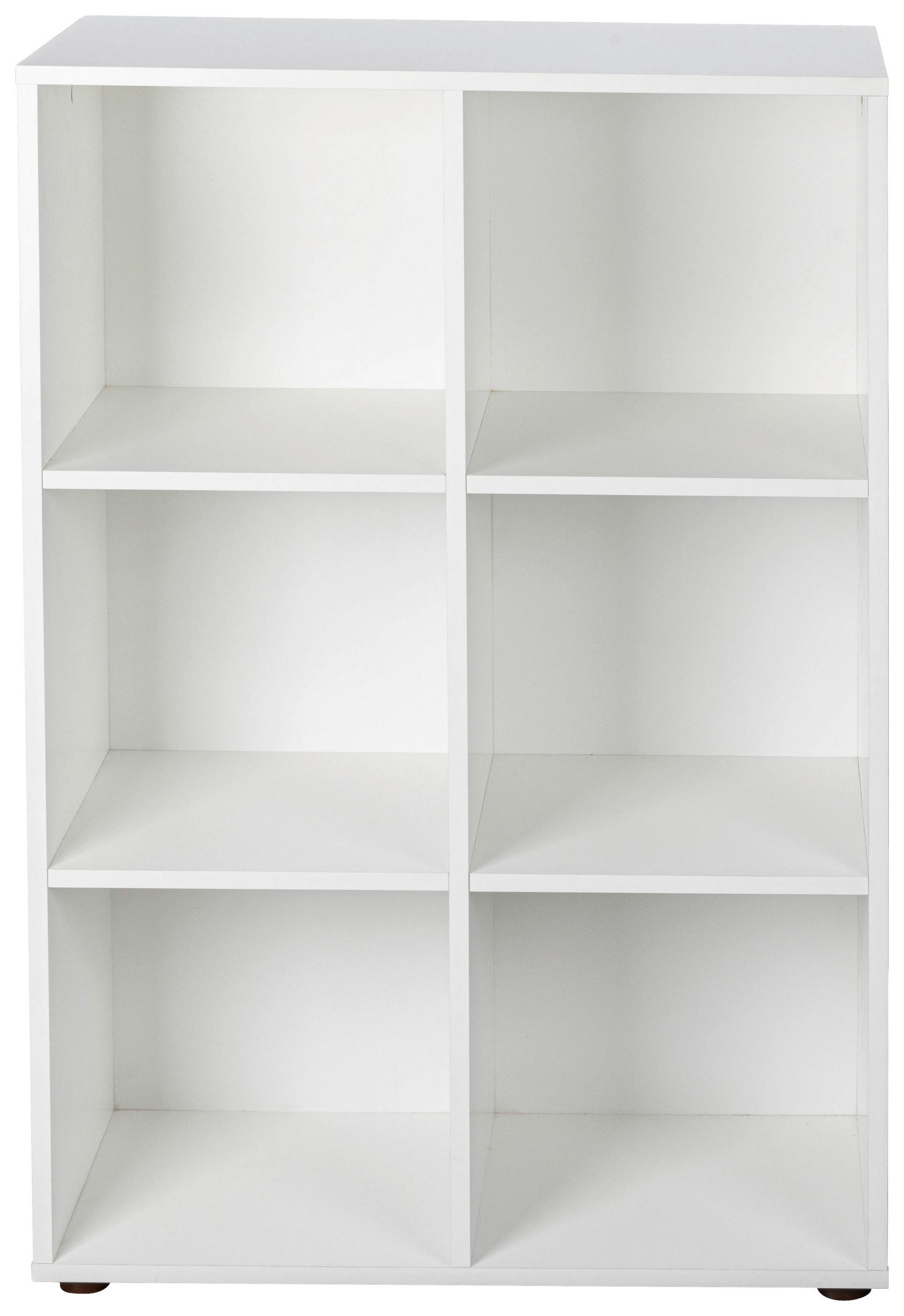 REGAL  70/110/33 cm Weiß  - Schwarz/Weiß, Design, Holzwerkstoff/Kunststoff (70/110/33cm) - Livetastic