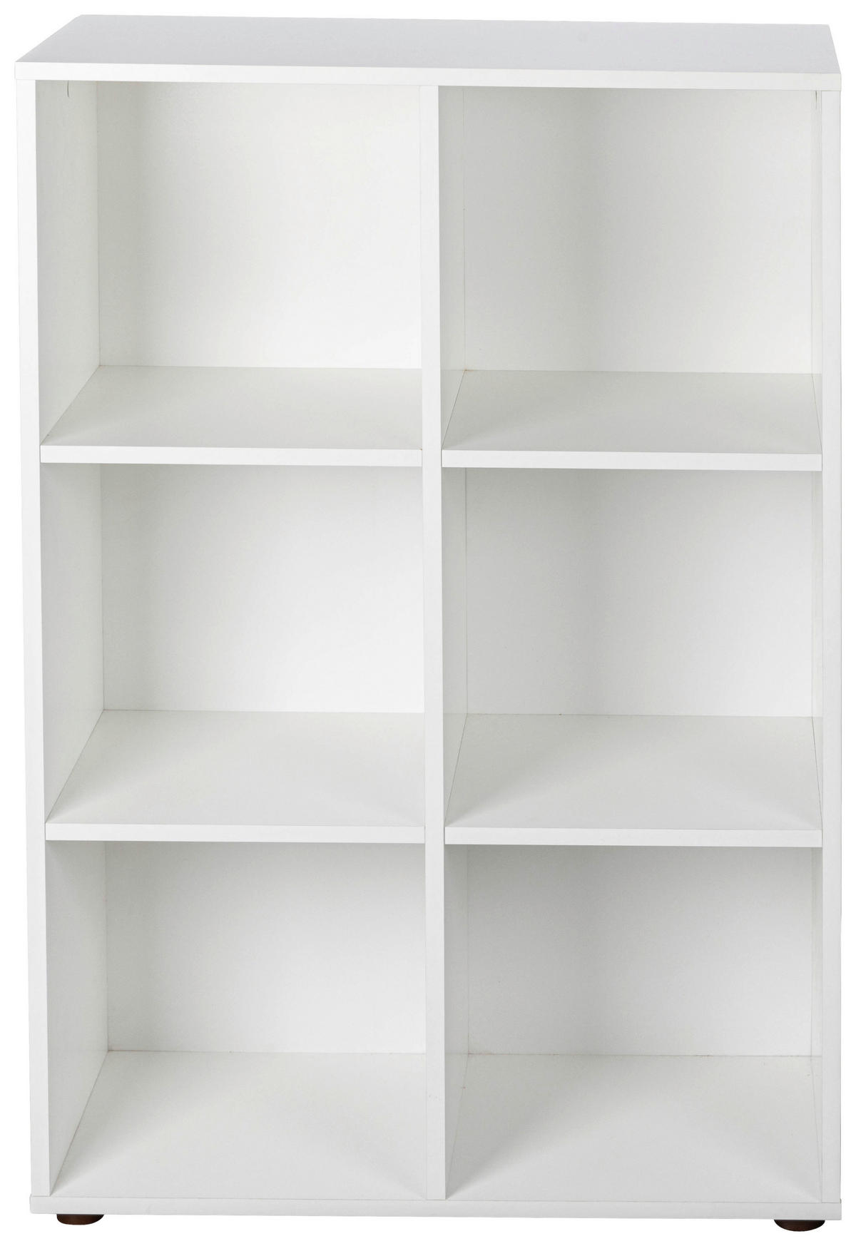 REGAL  70/110/33 cm Weiß  - Schwarz/Weiß, Design, Holzwerkstoff/Kunststoff (70/110/33cm) - Livetastic