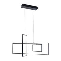 LED-HÄNGELEUCHTE 90/2/100 cm  - Schwarz, Design, Metall (90/2/100cm)