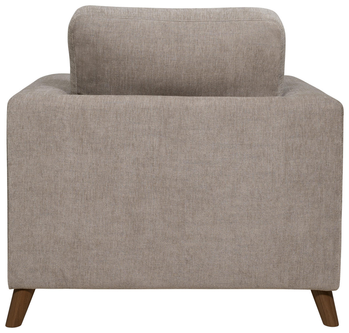 FÅTÖLJ i trä, textil greige, brun  - greige/nötfärg, Klassisk, trä/textil (95/83/91cm) - Best Price