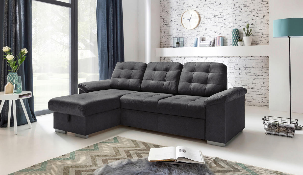 SEDEŽNA GARNITURA, mikrovlakna  - Moderno, tekstil (148/232cm) - Stylife