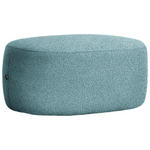 HOCKER in Textil Schwarz, Türkis  - Türkis/Schwarz, MODERN, Kunststoff/Textil (88/43/66cm) - Hom`in