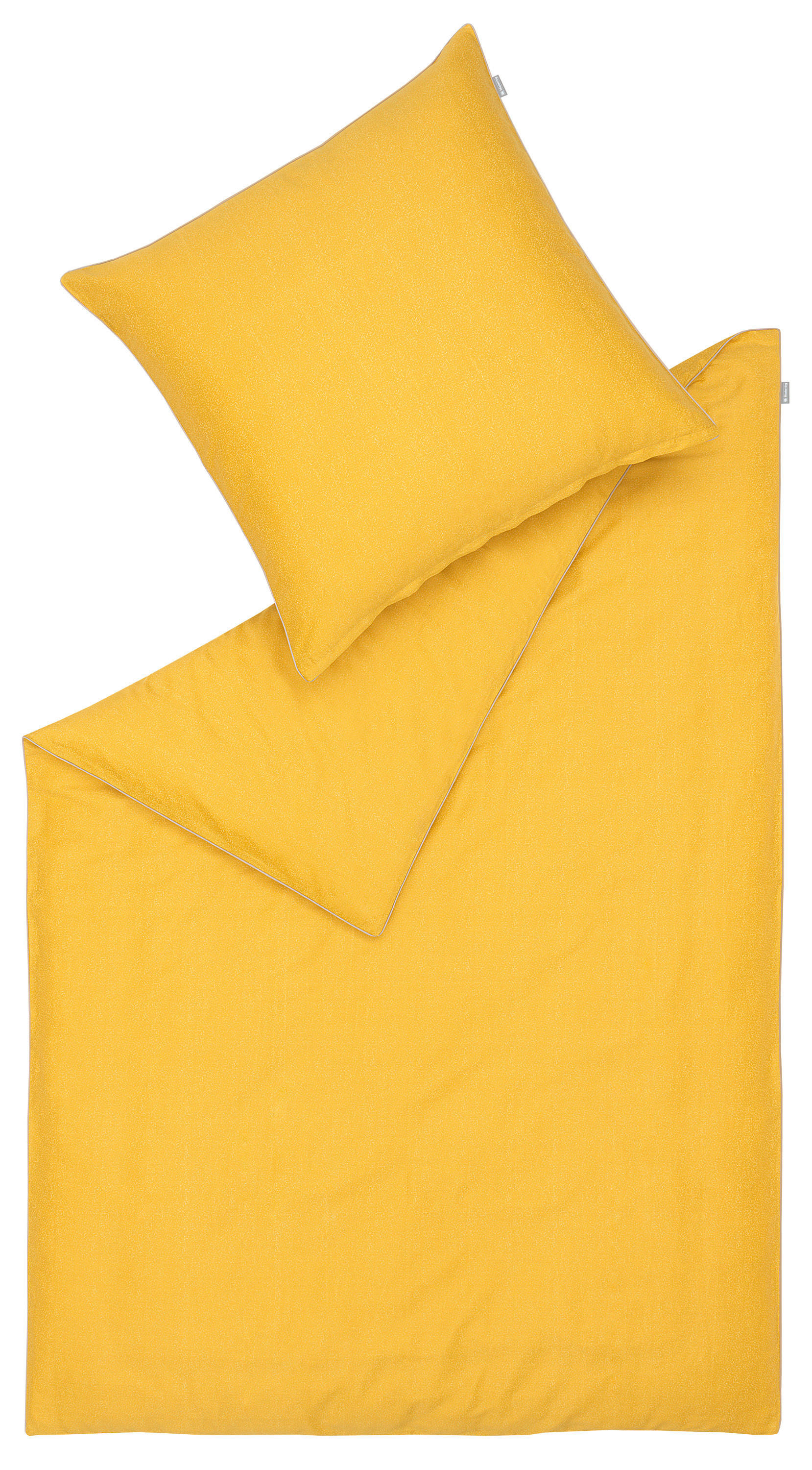 BETTWÄSCHE MR-Ease Satin  - Gelb, Basics, Textil (135/200cm) - Musterring