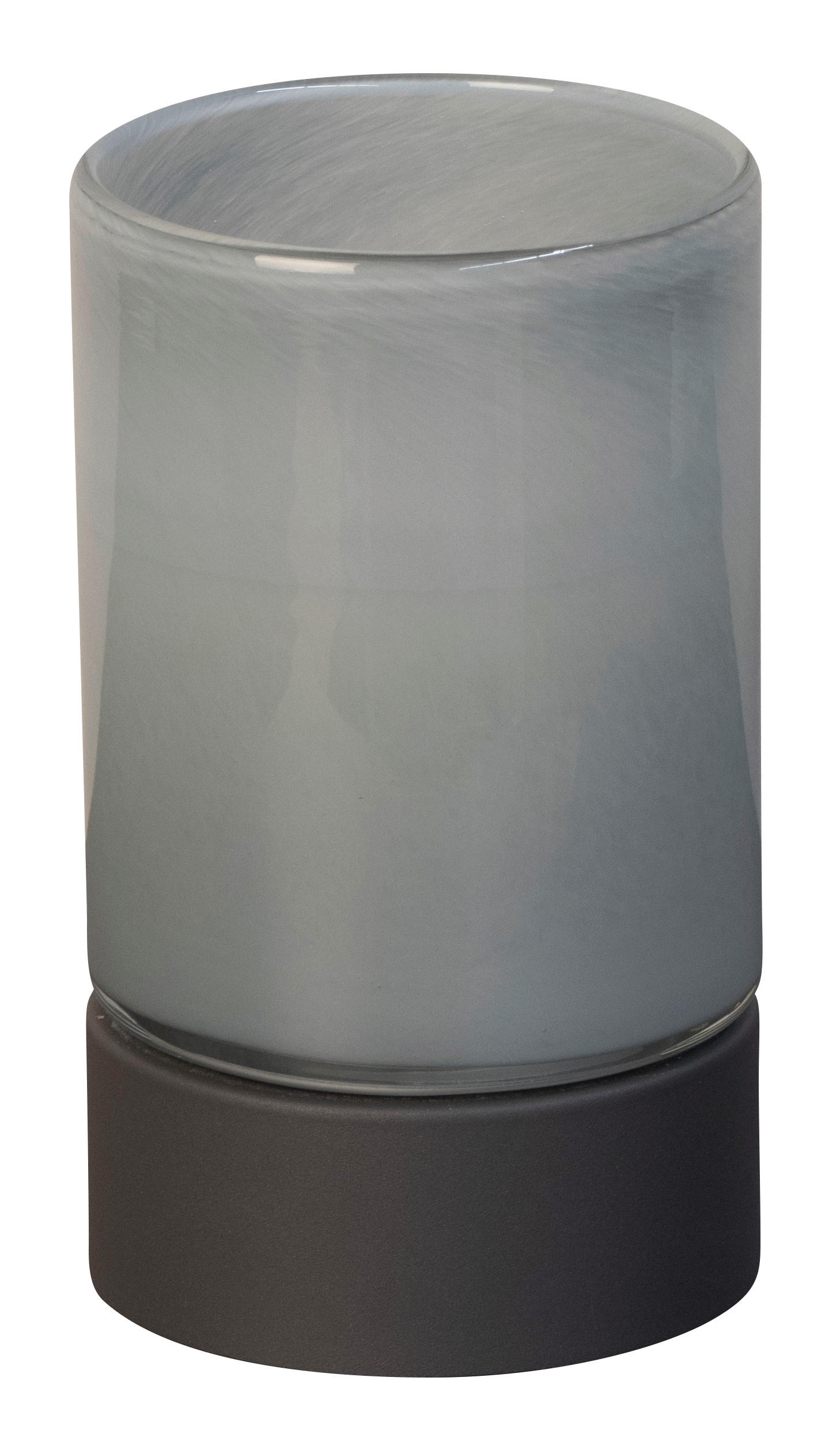 AKKU-TISCHLEUCHTE Ariva Pro 12/20 cm  - Hellgrau/Grau, Design, Glas/Metall (12/20cm)