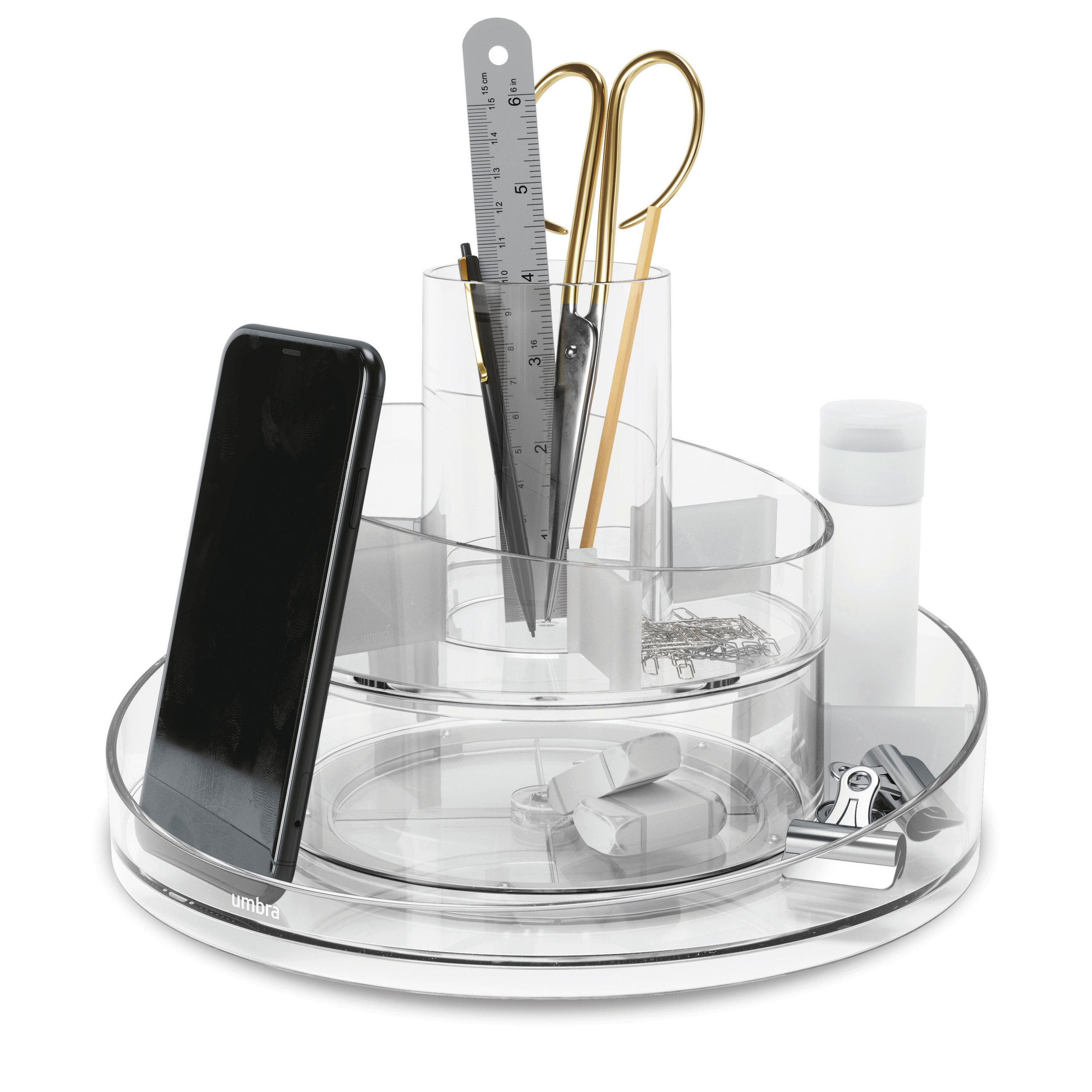 SISTEM ZA ORGANIZACIJO - prosojno, Basics, umetna masa (25/25cm) - Umbra
