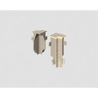 Innenecke Eiche Braun - Eichefarben/Braun, Basics, Kunststoff (1.6/0.7/5.9cm) - Egger Holzwerkstoffe