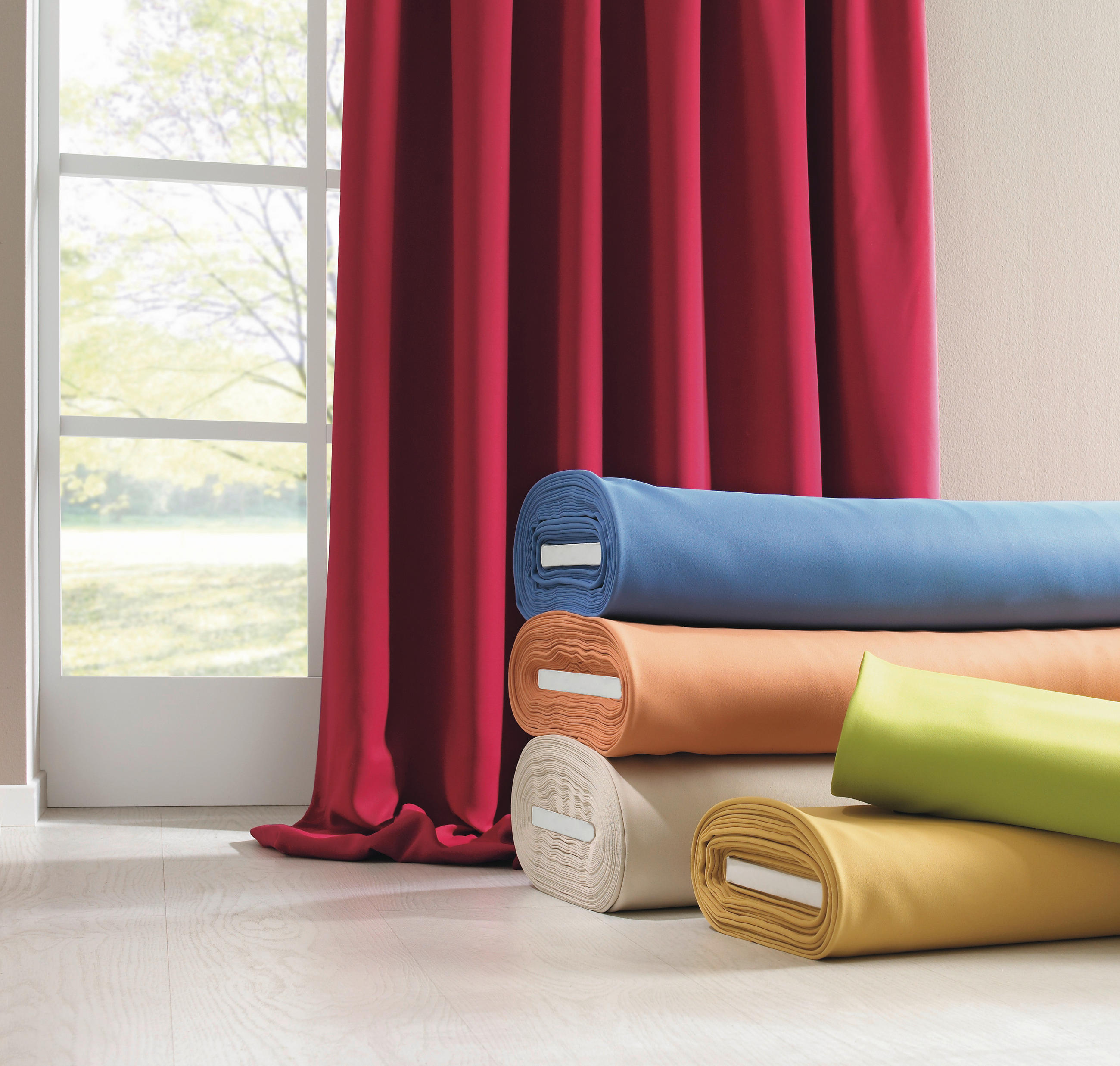 DEKORATIVNI MATERIJAL crvena   - crvena, Osnovno, tekstil (150cm) - Esposa