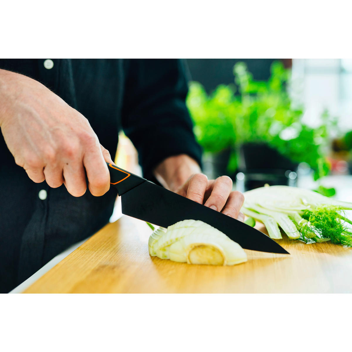 KUHINJSKI NOŽ  FISKARS EDGE        33 cm    nerjaveče jeklo - Basics, kovina/umetna masa (33cm) - Fiskars
