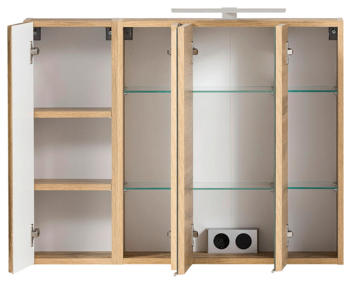 SPIEGELSCHRANK 85/64/20 cm  - Modern, Glas/Holzwerkstoff (85/64/20cm) - Held