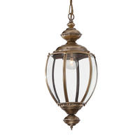 HÄNGELEUCHTE 25/78/162 cm  - Braun, KONVENTIONELL, Glas/Metall (25/78/162cm) - Ideal Lux