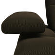 ECKSOFA in Struktur Anthrazit  313/233 cm  - Anthrazit/Schwarz, Design, Kunststoff/Textil (313/233cm) - Emilio Belluti