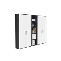 AKTENSCHRANK Anthrazit, Weiß  - Anthrazit/Weiß, MODERN, Holzwerkstoff (212,9/185,6/33cm) - MID.YOU