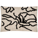ZIERKISSEN  40/60 cm   - Schwarz/Naturfarben, KONVENTIONELL, Textil (40/60cm) - Esposa