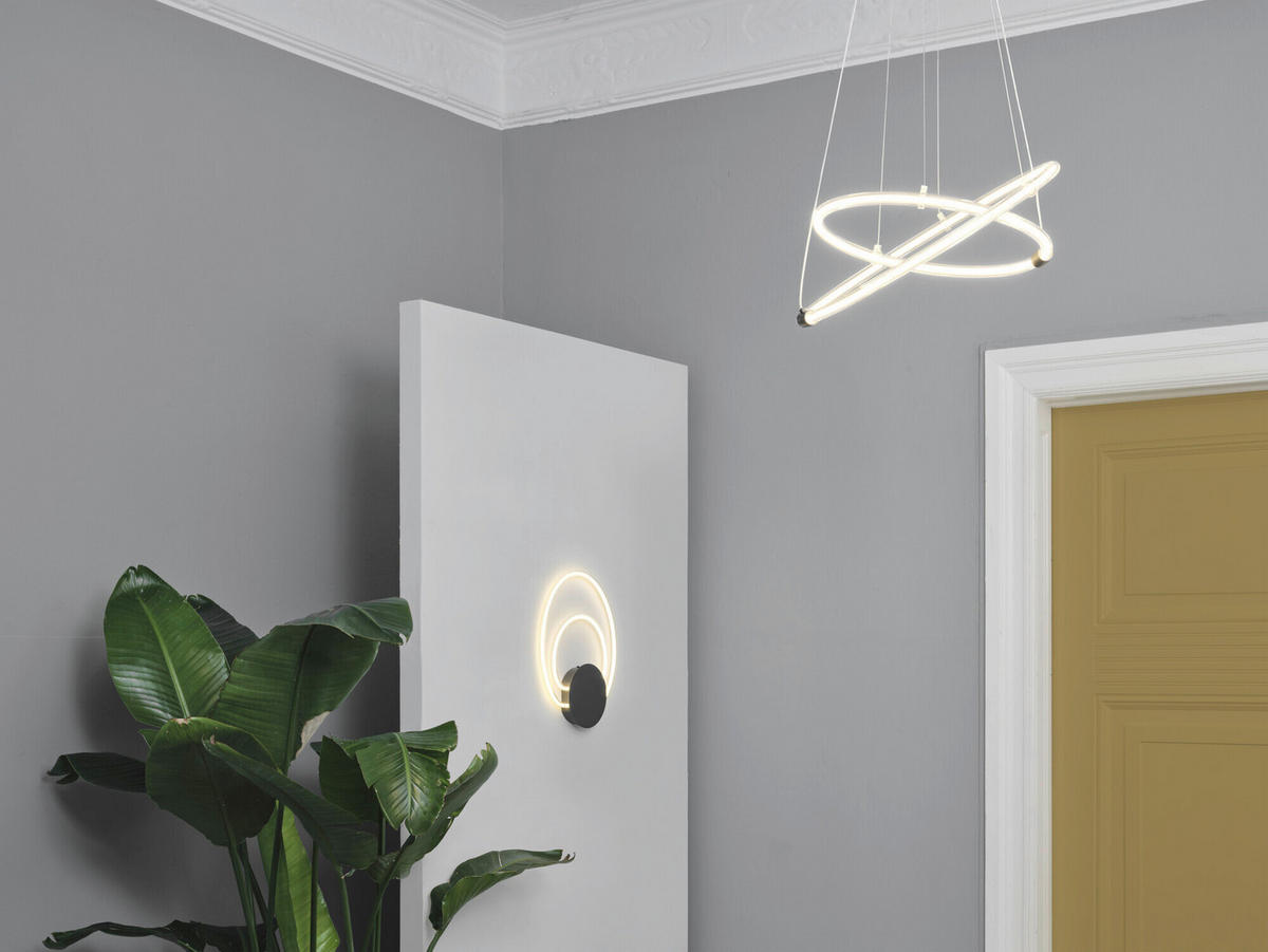 LED-HÄNGELEUCHTE 49.8/45.6/80 cm  - Dunkelgrau, Design, Kunststoff (49.8/45.6/80cm) - Osram