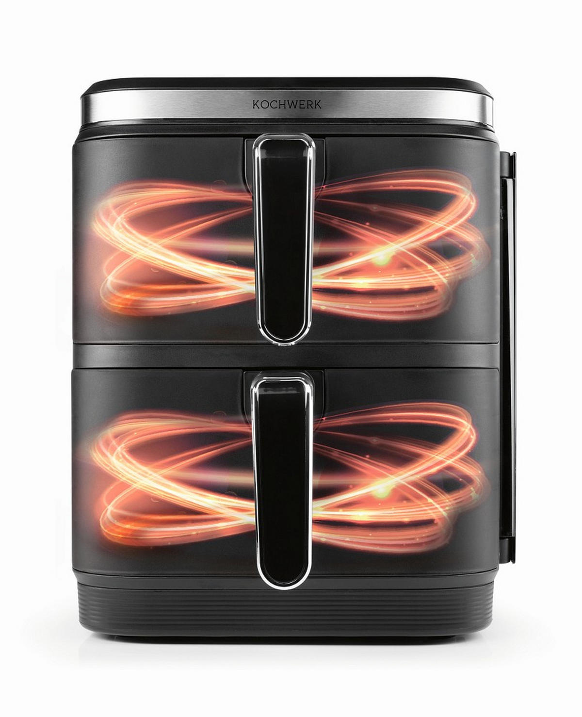 HEIßLUFTFRITTEUSE Kochwerk 10 L  - Schwarz, Basics, Kunststoff/Metall (38,7/31,9/30,3cm) - KOCHWERK