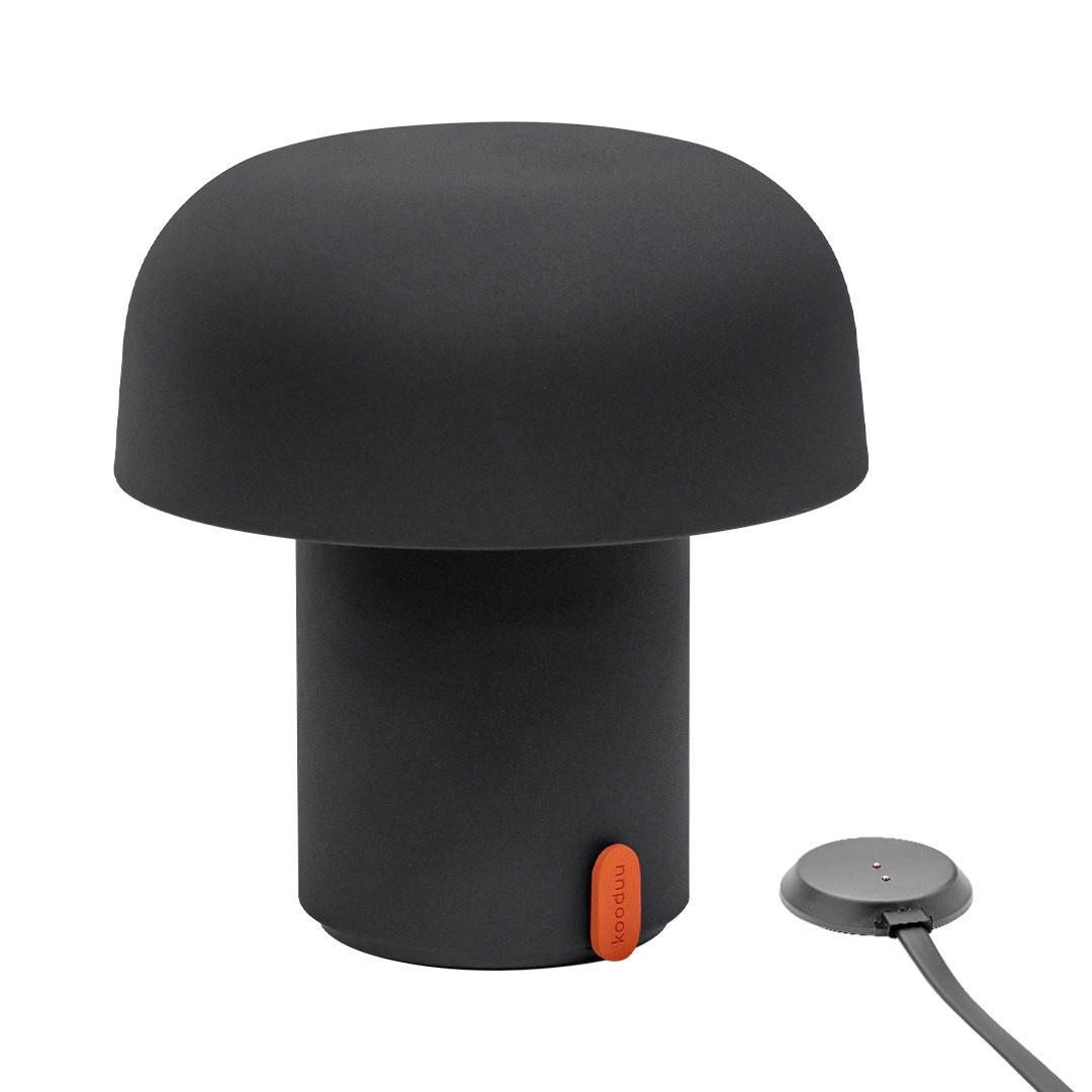 kooduu Akku-Tischleuchte Sensa Schwarz 20.5 cm