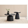 COUCHTISCH 69/69/37,5 cm rund Schwarz  - Schwarz, Design, Metall (69/69/37,5cm) - Xora