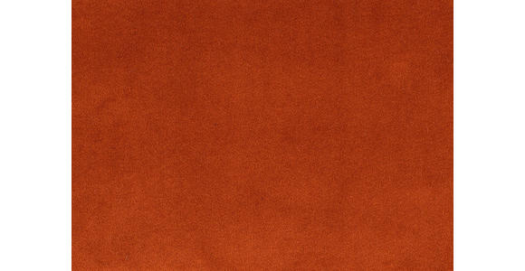 ECKSOFA in Samt Cognac  - Chromfarben/Cognac, KONVENTIONELL, Textil/Metall (254/195cm) - Novel