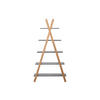 REGAL  90/170/35 cm Grau, Naturfarben  - Naturfarben/Grau, Design, Holz/Holzwerkstoff (90/170/35cm) - Livetastic