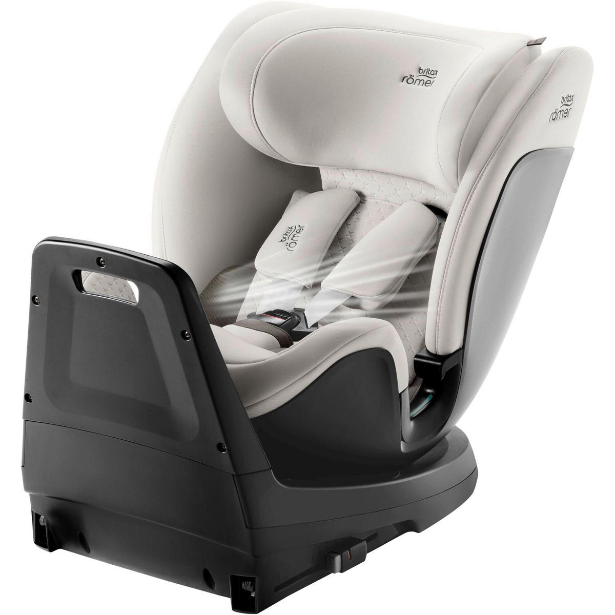 REBOARDER-KINDERSITZ SWIVEL-GROW MAX AIR  - Cognac, Basics, Kunststoff/Textil (44/57/56cm) - Britax Römer
