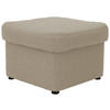 HOCKER Webstoff Schlammfarben  - Schlammfarben/Schwarz, KONVENTIONELL, Kunststoff/Textil (60/40/60cm) - MID.YOU