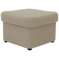 HOCKER Webstoff Schlammfarben  - Schlammfarben/Schwarz, KONVENTIONELL, Kunststoff/Textil (60/40/60cm) - MID.YOU