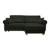 HÖRNSOFFA i mörkgrön  - mörkgrön, Modern, trämaterial/trä (255/185cm) - MID.YOU