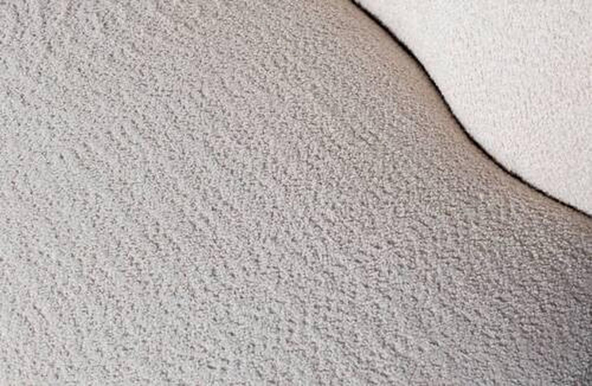 1,5-SITZER Bouclé Creme  - Creme/Schwarz, Design, Kunststoff/Textil (112/73/80cm) - Ambia Home