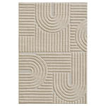 FLACHWEBETEPPICH 60/110 cm ART Beige  - Beige, Basics, Textil (60/110cm) - Novel