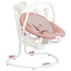 SCHAUKELWIPPE Serina 2in1 Weiß   - Hellrosa/Altrosa, Basics, Kunststoff/Metall (69/83/85cm) - Joie