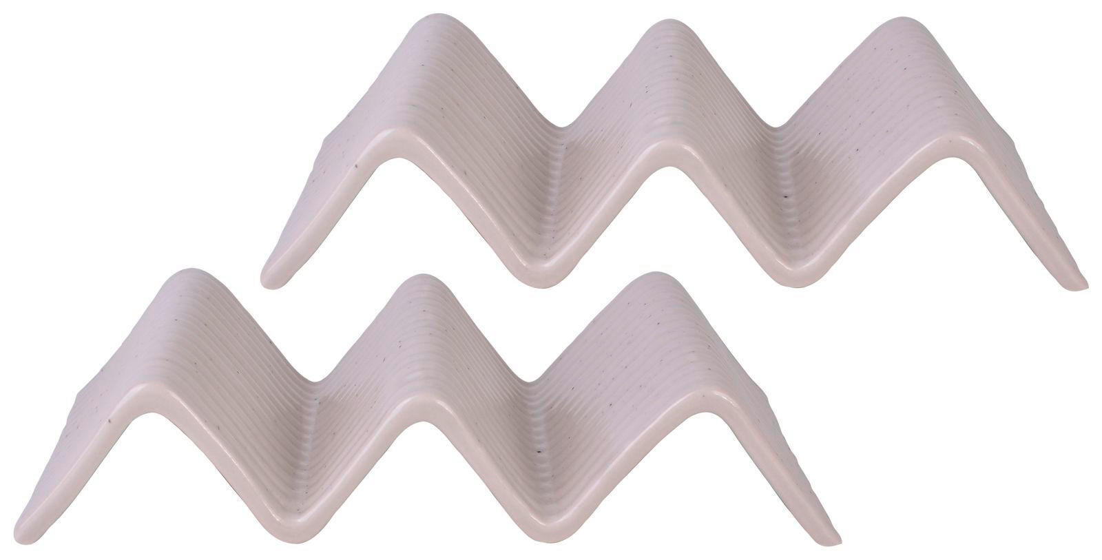 SERVIERSCHALENSET 2-teilig Streat Food  22/10,5 cm  - Creme, Basics, Keramik (22/10,5cm) - Creatable