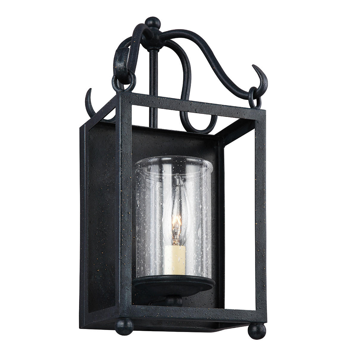 NÁSTENNÉ SVIETIDLO, 18/37/14 cm  - tmavosivá, Konventionell, kov (18/37/14cm) - Elstead Lighting