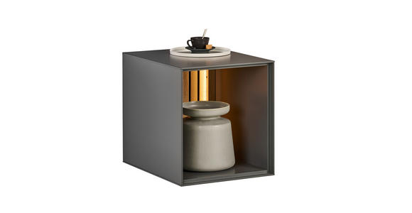 REGALELEMENT Anthrazit, Eichefarben  40/44/50 cm  - Eichefarben/Anthrazit, Design, Holz/Holzwerkstoff (40/44/50cm) - Dieter Knoll