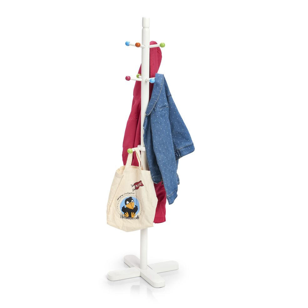 KLEIDERSTÄNDER in Weiß 38/124/38 cm   - Weiß, Basics, Holzwerkstoff (38/124/38cm) - Zeller Present